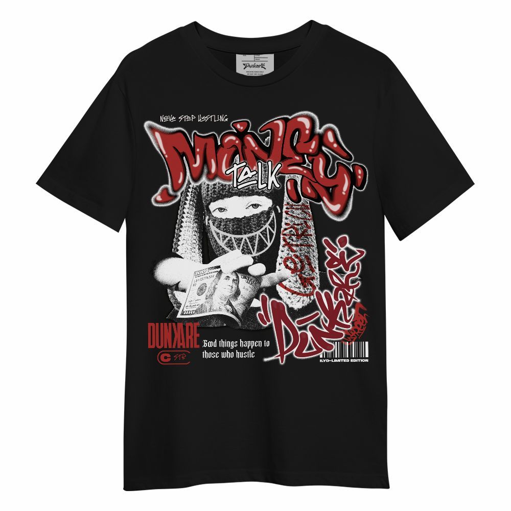Shirt To Match Bred Reimagined 4s - Money Talk Rap Unisex Shirt