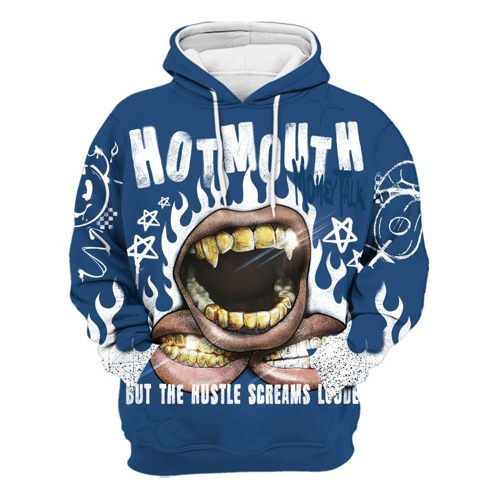 Hoodie To Match High OG Midnight Navy 1s - Mouth Burning Street Style All Over Print