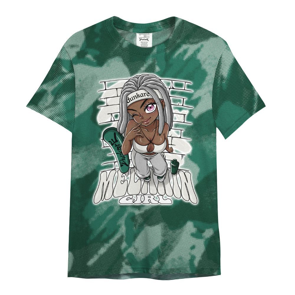 Shirt To Match Oxidized Green 4s - MelaninGirl Abstract Halftone All Over Print