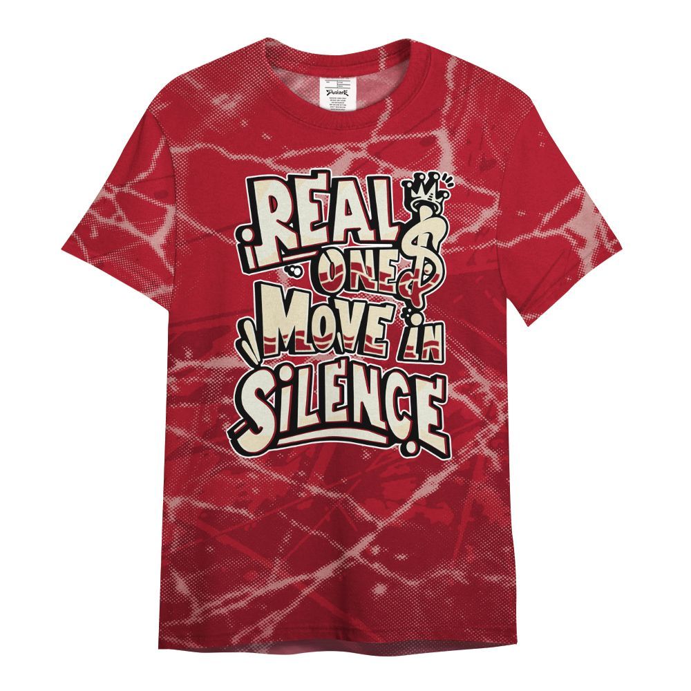 Shirt To Match 2025 High OG Cinnabar 1s - Ones Move In Silence Graphic All Over Print