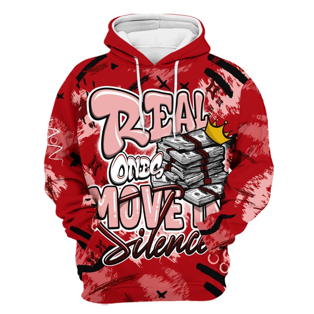 Hoodie To Match Low Valentines Day 1s - Real Ones Move In Streetwear All Over Print