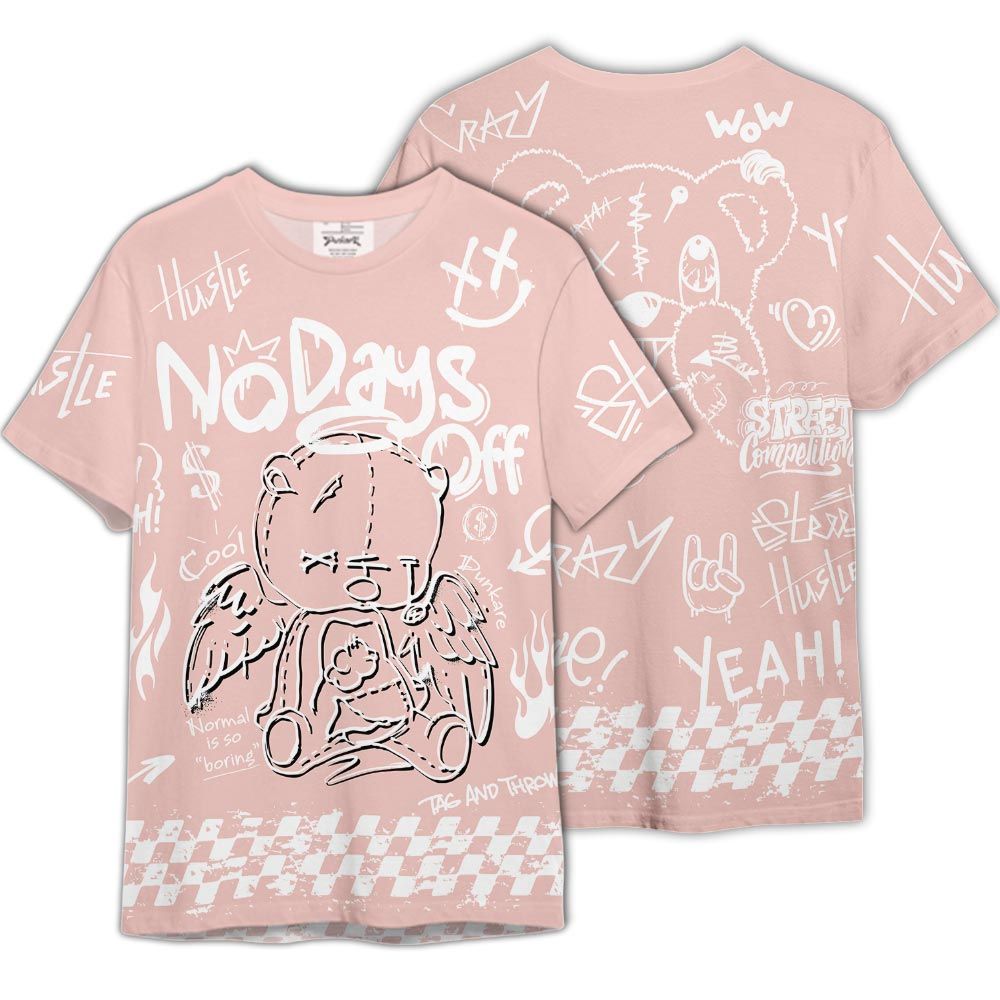 Shirt To Match Low Legend Pink 11s - Graphic No Days Off Shirt Outfit