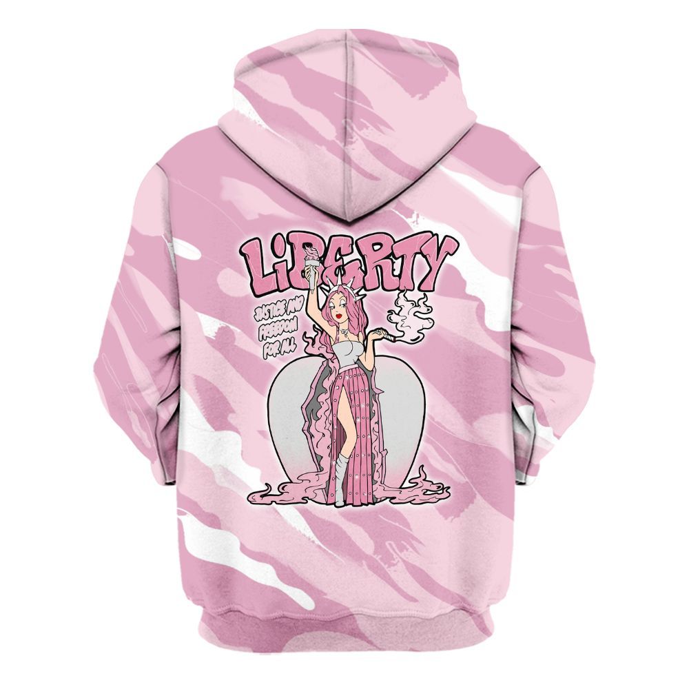 Hoodie To Match Orchid 4s - Midwest Cartoon Colored All Over Print