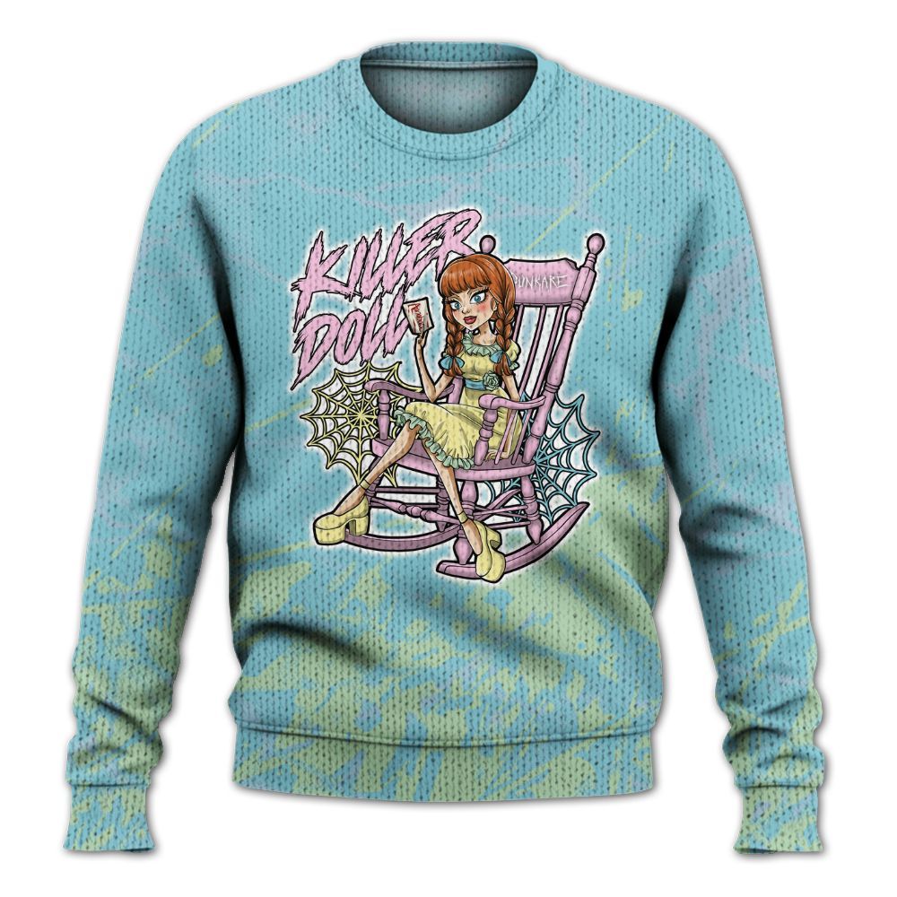 Knitted Sweater To Match SB Dunk Low Visty - Killer Doll-A Halloween Profound
