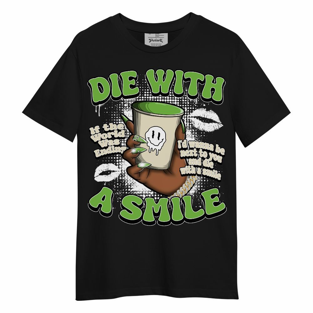 Shirt To Match Air Max Waffle SP Action Green - Die With A Smile Graphic Unisex Shirt