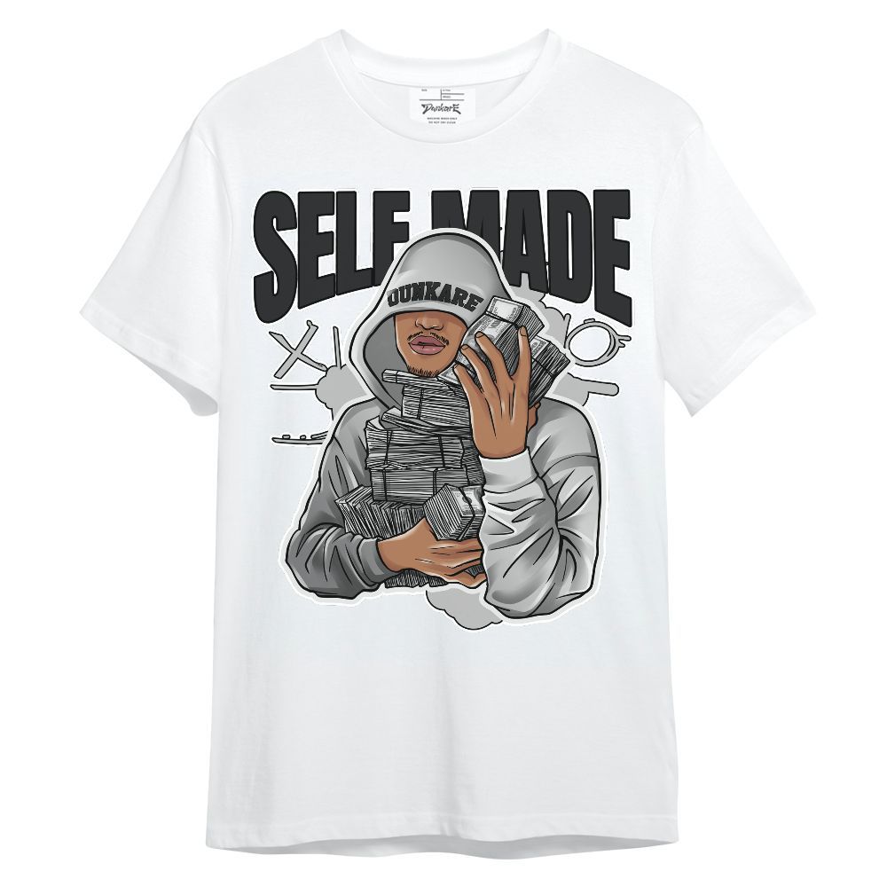 Shirt To Match Metallic Silver 14s - Selfmade Unqiue Unisex Shirt