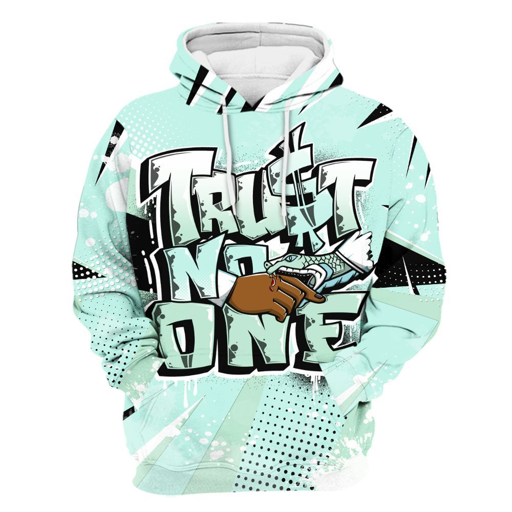Hoodie To Match Retro Low Igloo 11s - Poly Trust No One Dripping All Over Print