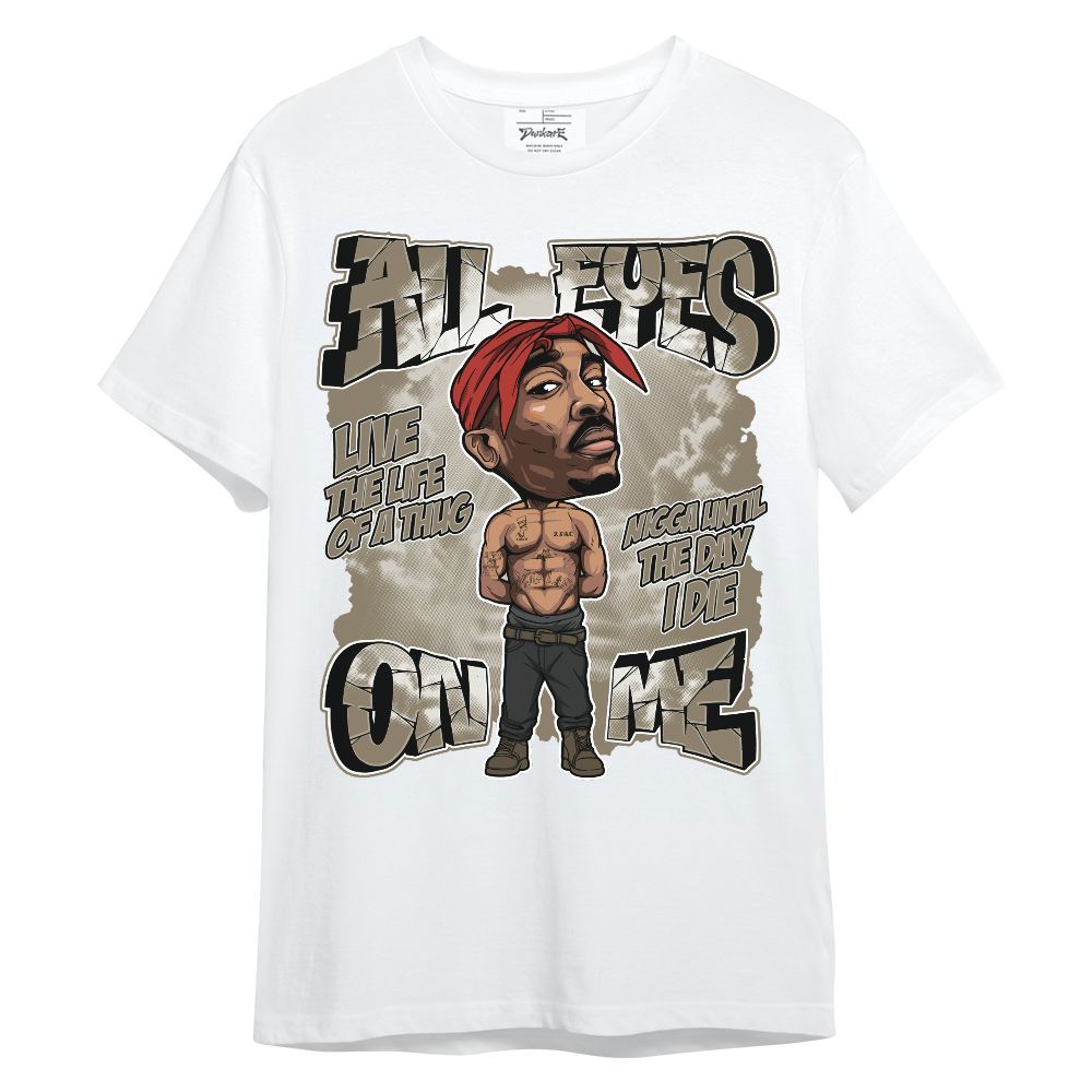 Shirt To Match Olive 9s - All Eyes Follow Me Graphic Unisex Shirt