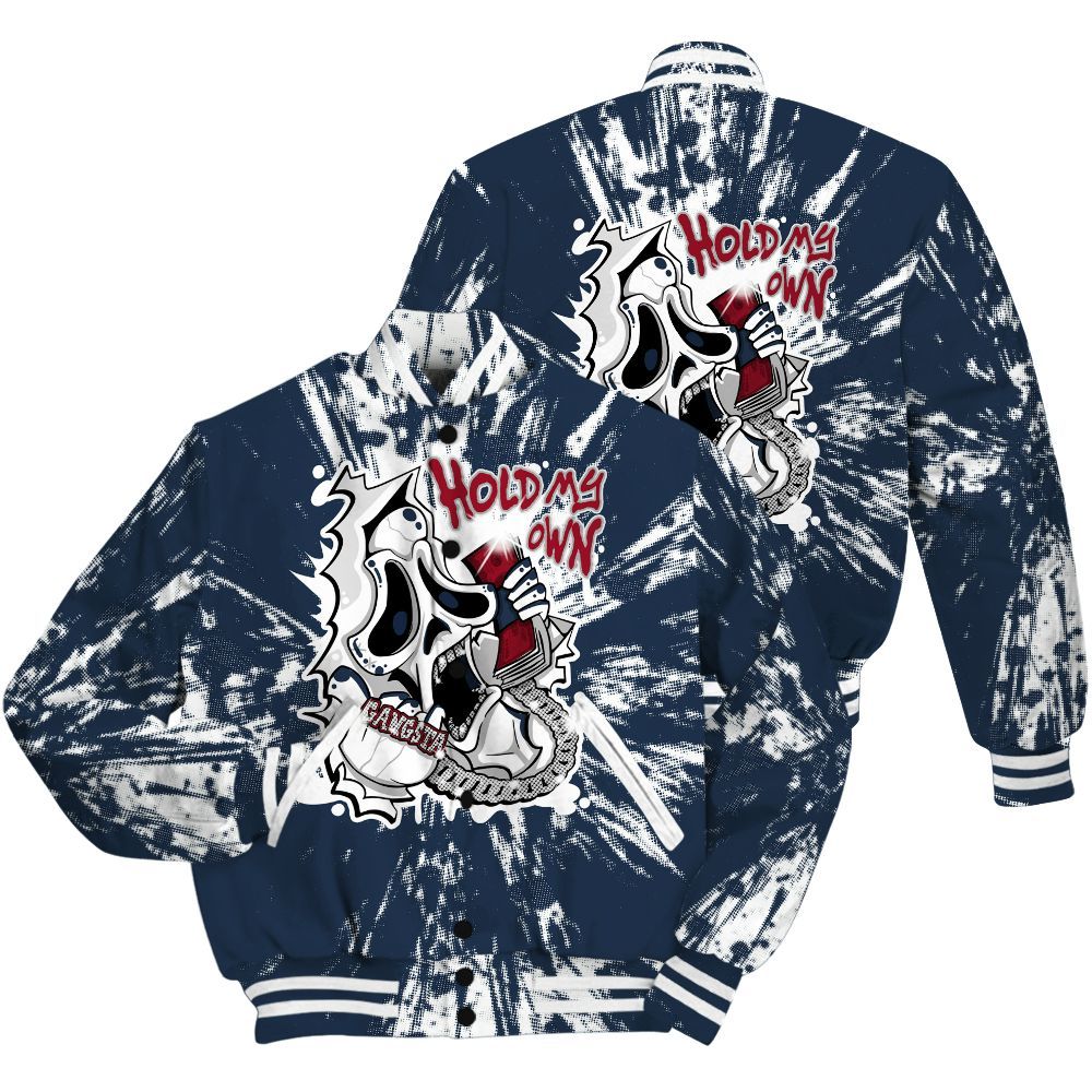 Varsity Jacket To Match Retro Olympic 6s Shirt - Hold My Own Graphic Halloween All Over Print