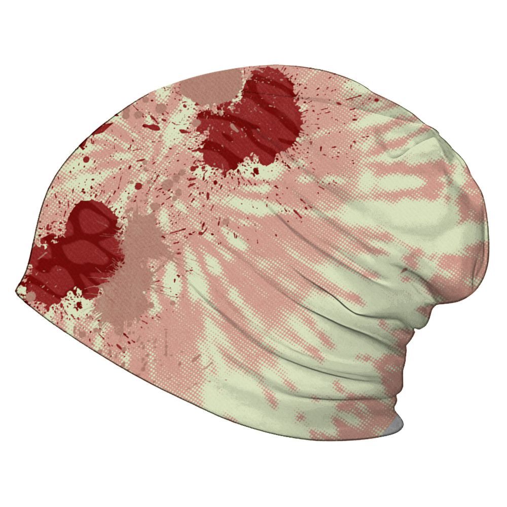 Beanie Hat To Match Valentines Day 3s - Tie Dye Graphic