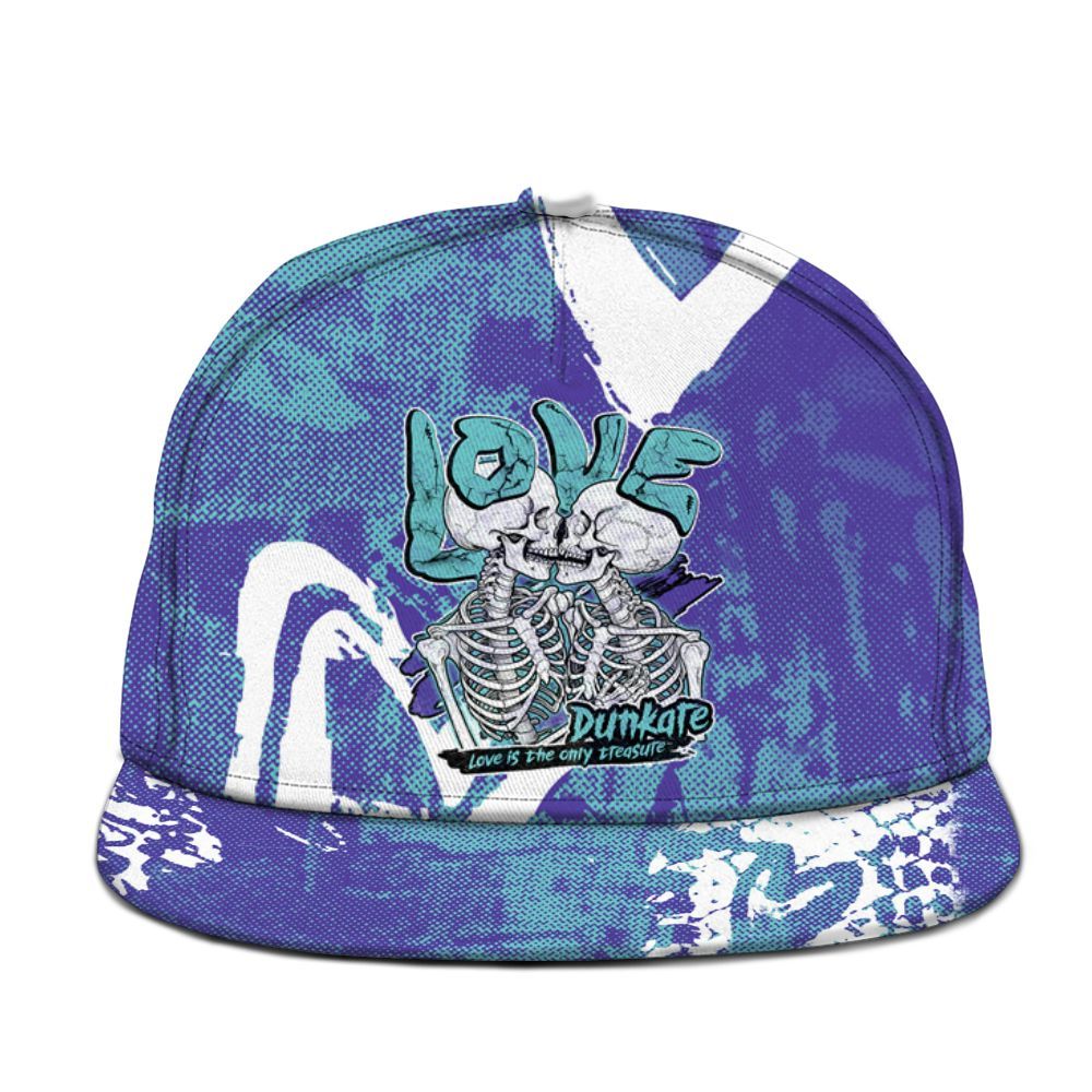 Snapback To Match Low Hornets 1s - Skull Love Graphic