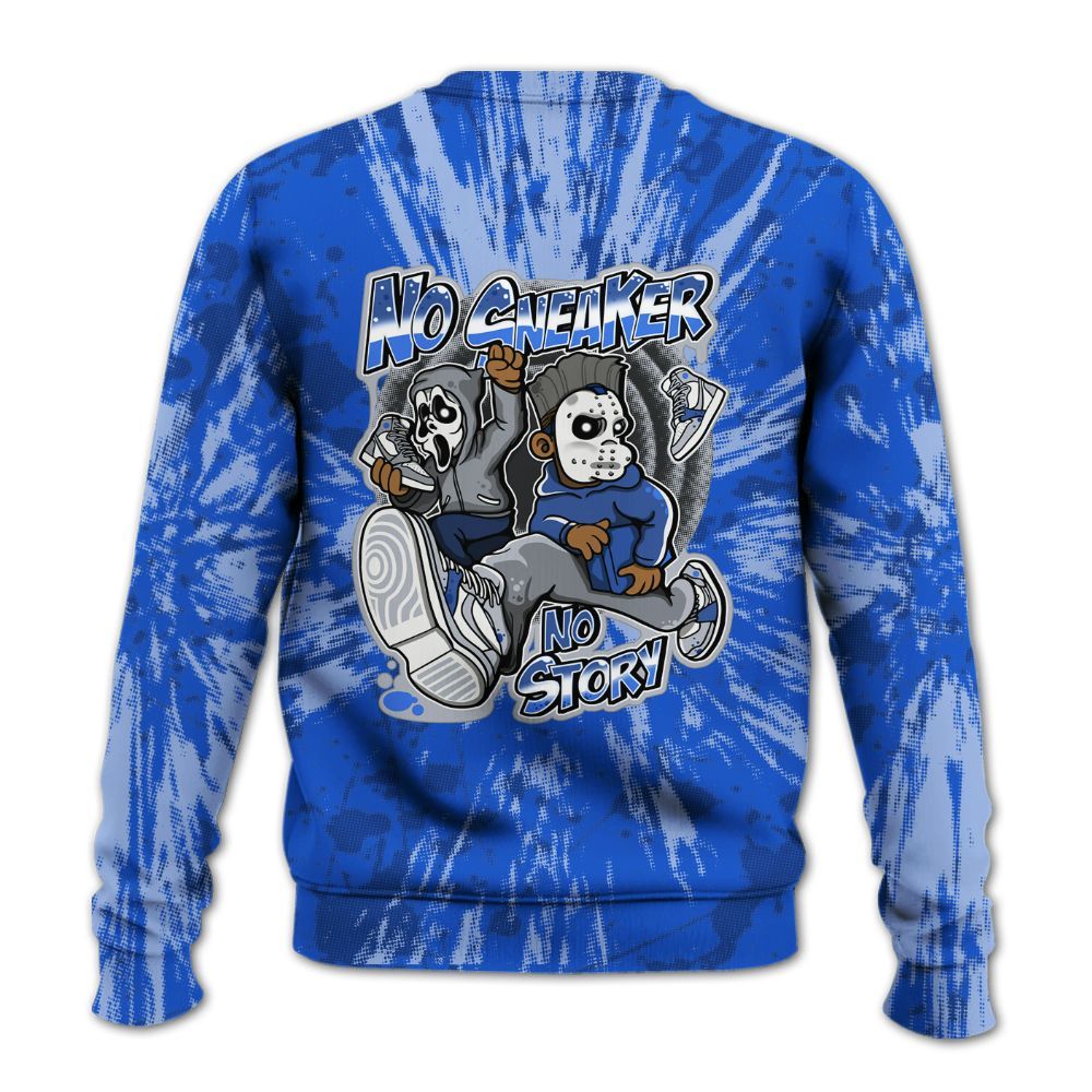 Sweatshirt To Match Air Foamposite One Royal - Sneakers Make Story Graphic Luxury All Over Print