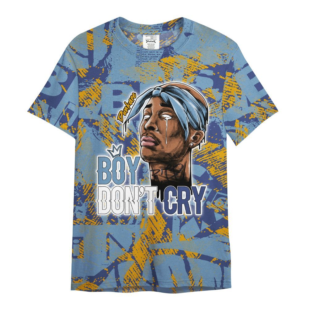 Shirt To Match High OG First In Flight 1s - Boiz Ain't Cry Unique Abstract All Over Print