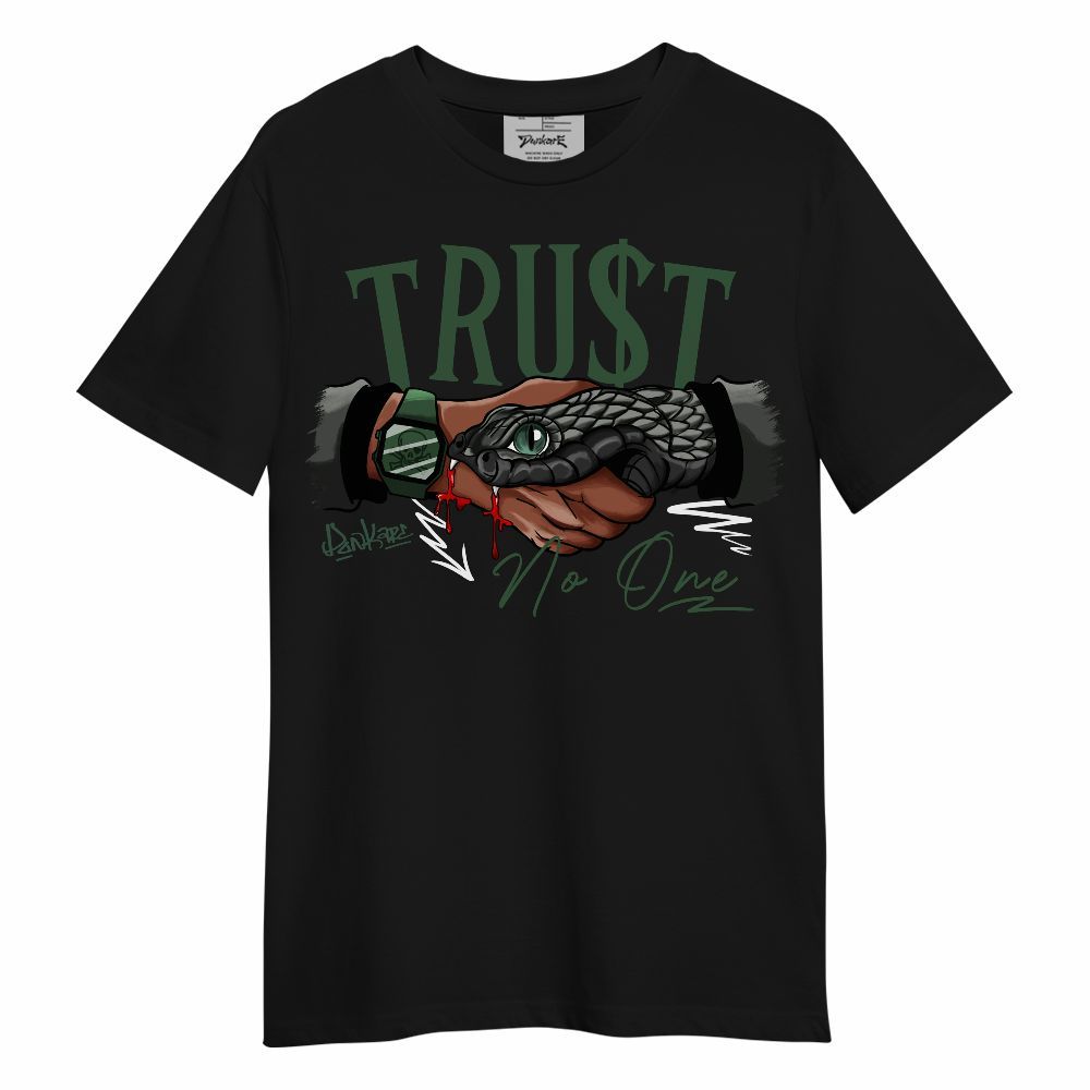 Shirt To Match Dunk Low Skateboards Black - Snake Trust No One Unisex Shirt