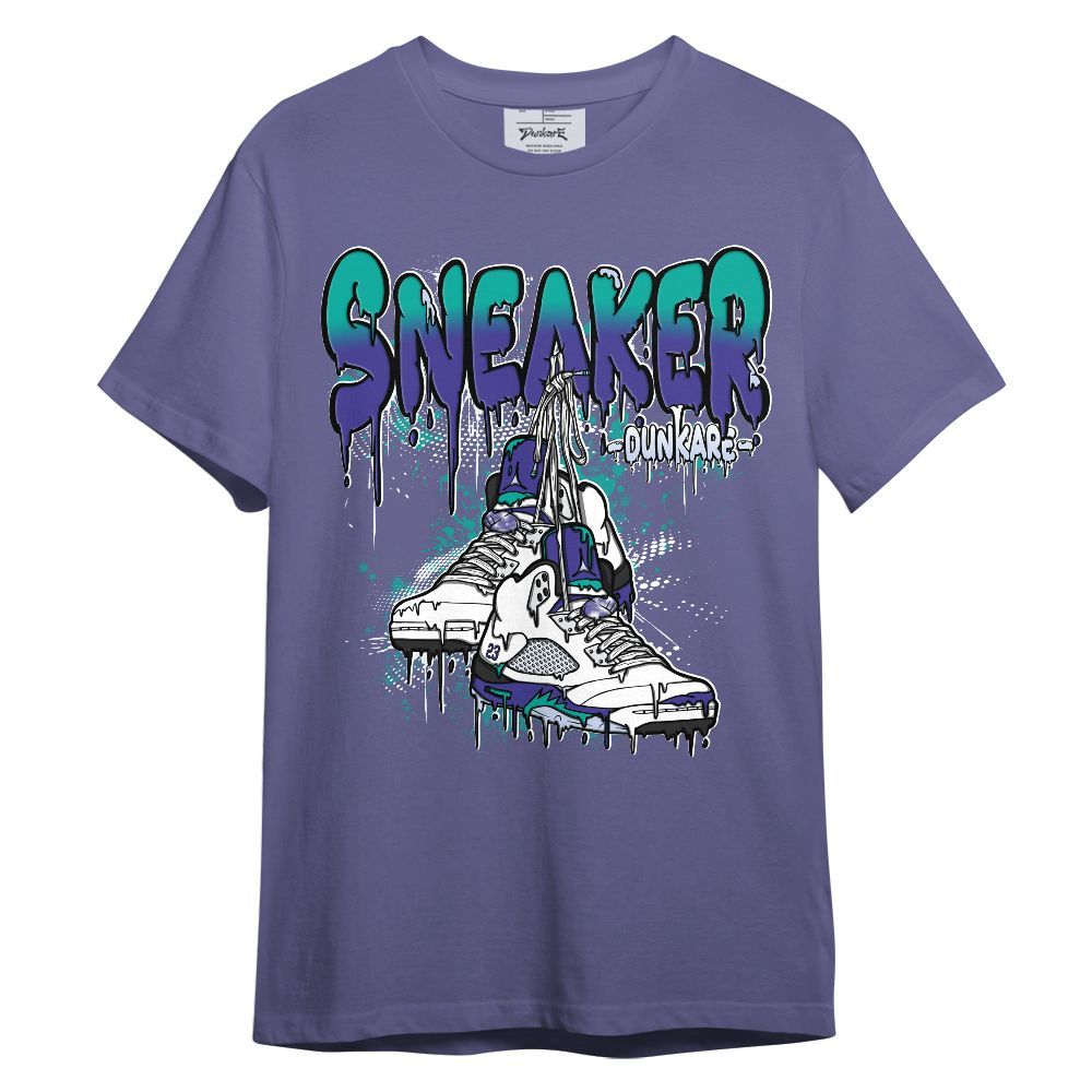 Shirt To Match Retro Grape 5s - Sneaker Shoes Dripping Graphic