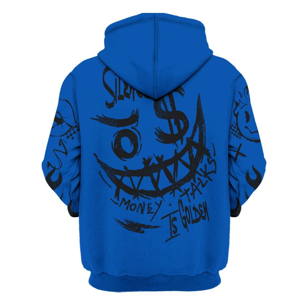 Hoodie To Match Racer Blue 5s - Mouth Burning Street Style All Over Print