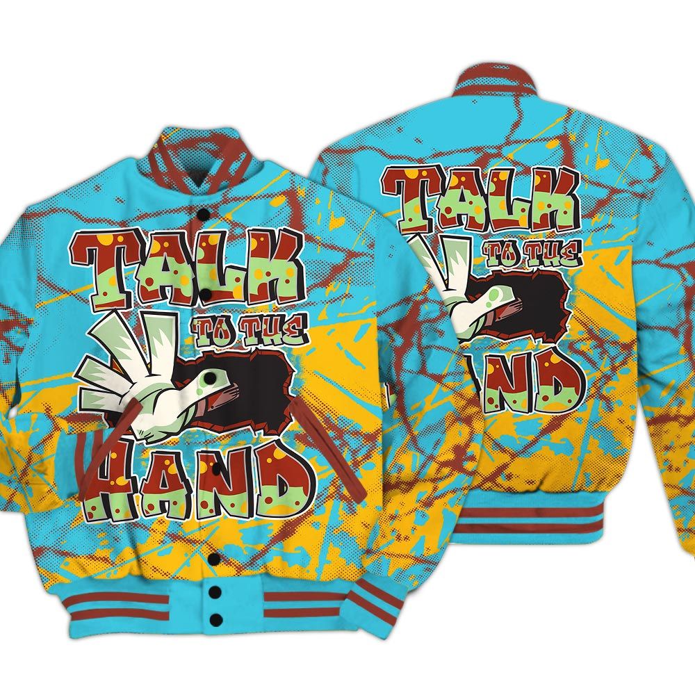 Varsity Jacket To Match SB Dunk Di'Orr Greenwood - Talk To Hand Profound Graphic Varsity Jacket Unisex