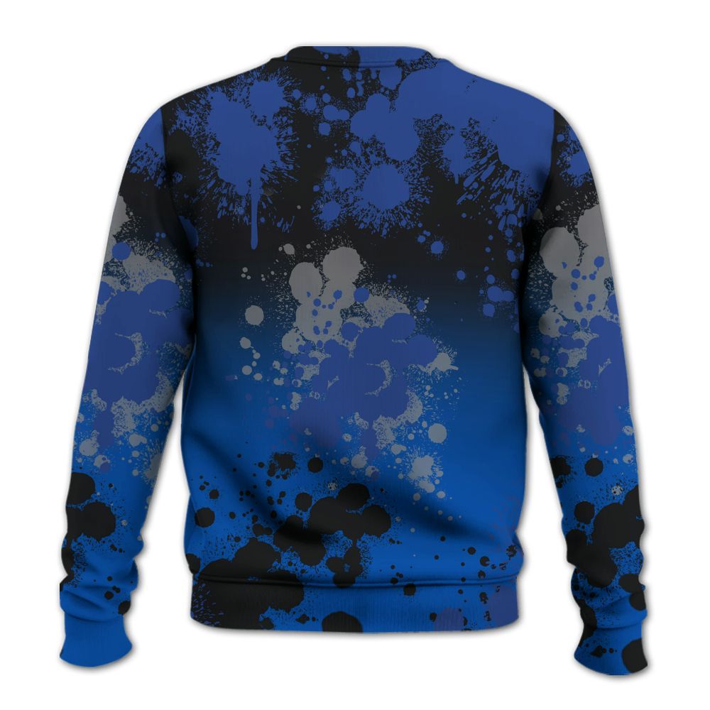 Sweatshirt To Match Racer Blue 5s - Trust No One Scary All Over Print