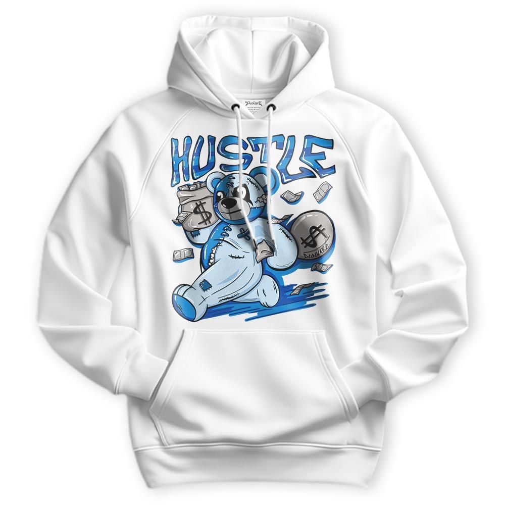 Sweatshirt To Match Industrial Blue 4s Hoodie - Hustles Bear Hoodie Unisex