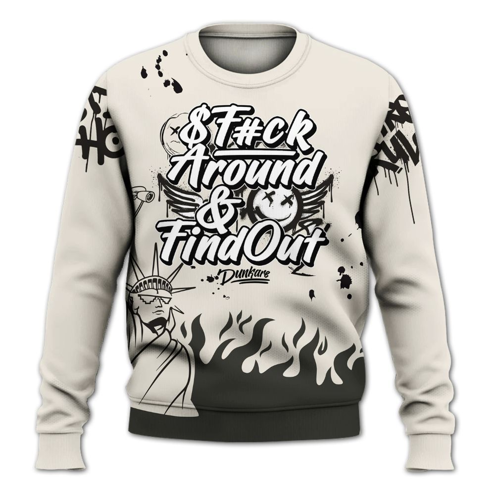 Sweatshirt To Match Air Max Plus Moonlight Swarovski - Graphic Fck Around Find Out All Over Print