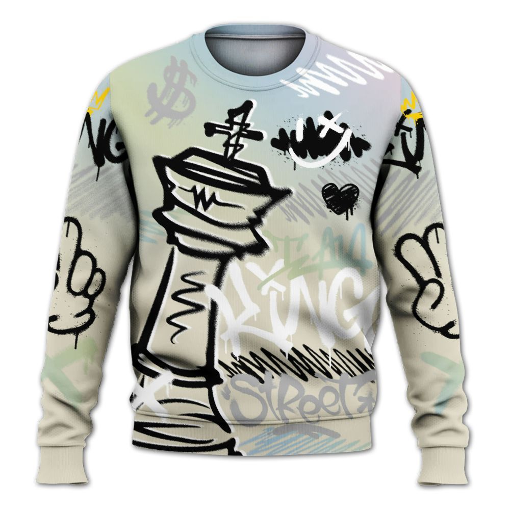 Sweatshirt To Match Joins Year Of The Snake 5s - Street King Chess Streetwear All Over Print