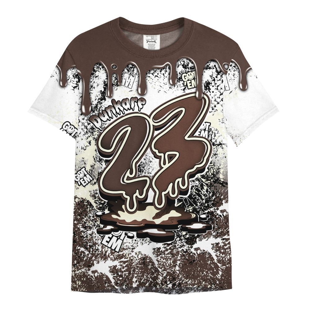 Shirt To Match SoleFly Cafecito 12s - Dripping 23 Drip All Over Print