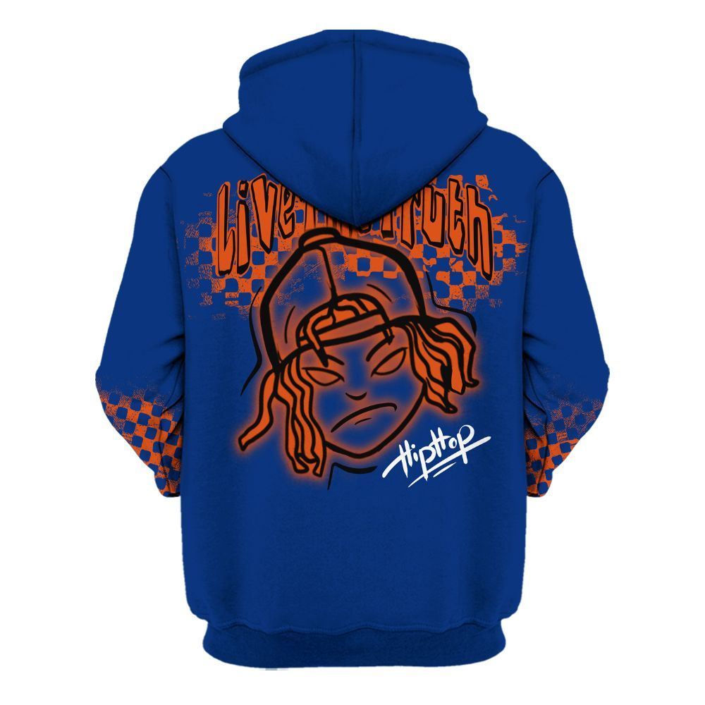 Hoodie To Match Mid Knicks 1s - Feel Life Street Style All Over Print