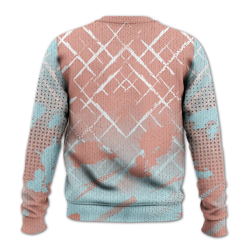 Knitted Sweater To Match Dunk Low Glacier Arctic - Halftone Stand Business Dripping