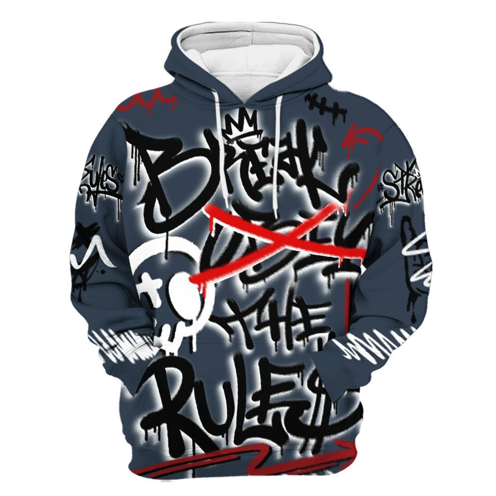 Hoodie To Match Retro Olympic 6s - Break Rules Streetwear All Over Print