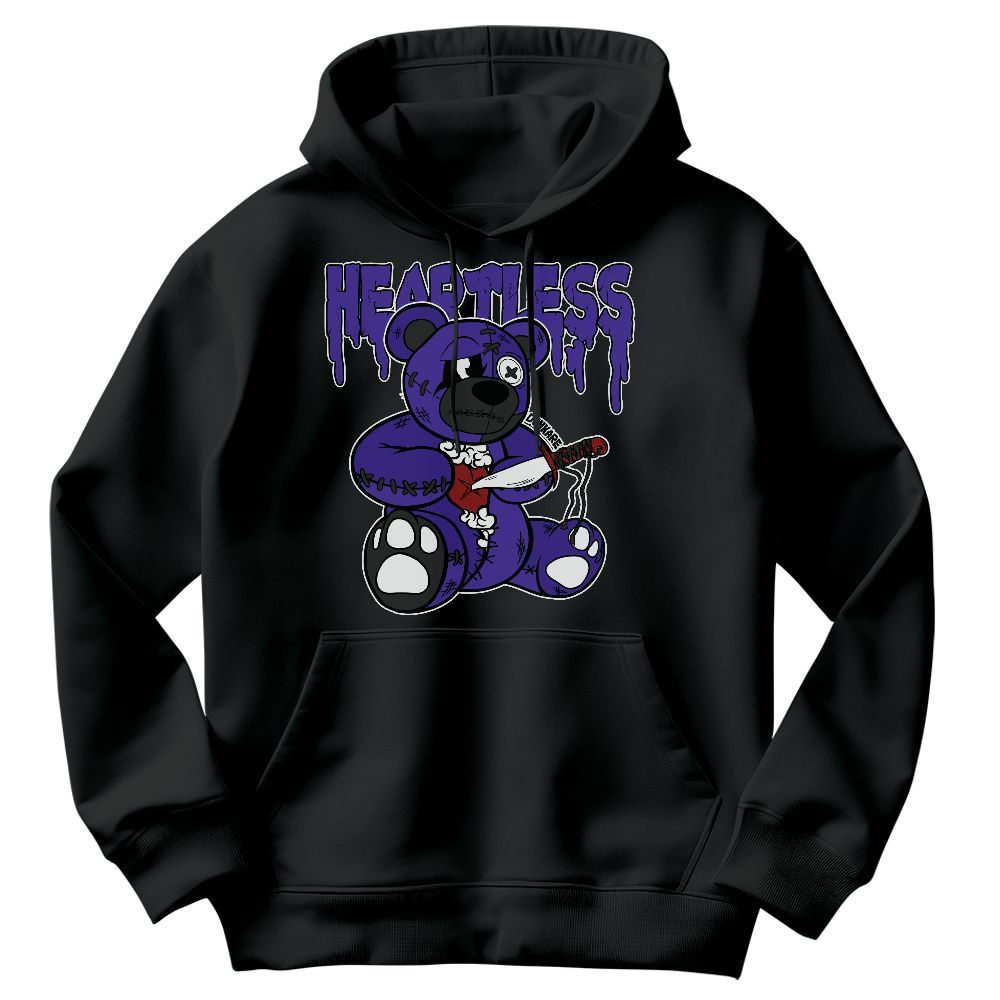 Sweatshirt To Match Field Purple 12s - Heartless Bear Graphic