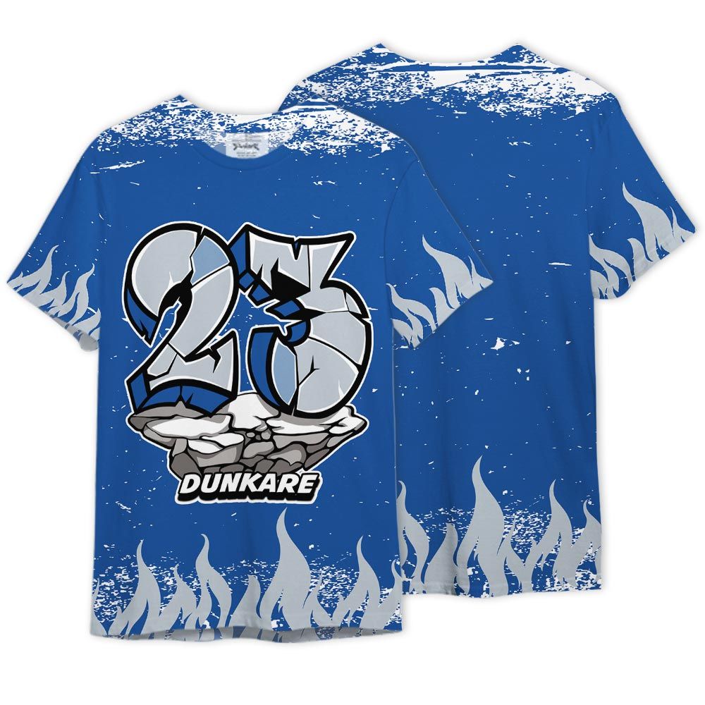 Shirt To Match Low Space Royal 11s - Cracked 23 Unique Graphic Shirt Unisex