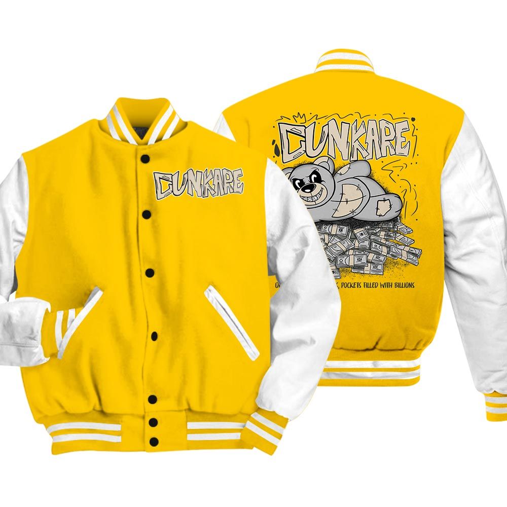 Varsity Jacket To Match Vivid Sulfur 4s Vasity Jacket - Dreams Millions Vasity Jacket Unisex 1804 NCMD