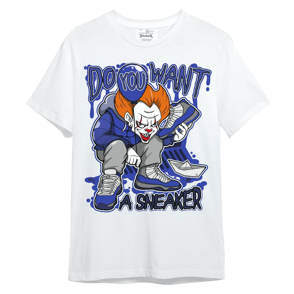 Shirt To Match Air Max Plus Black Racer Blue - Clown Scary Sneakers Halloween Graphic Unisex Shirt