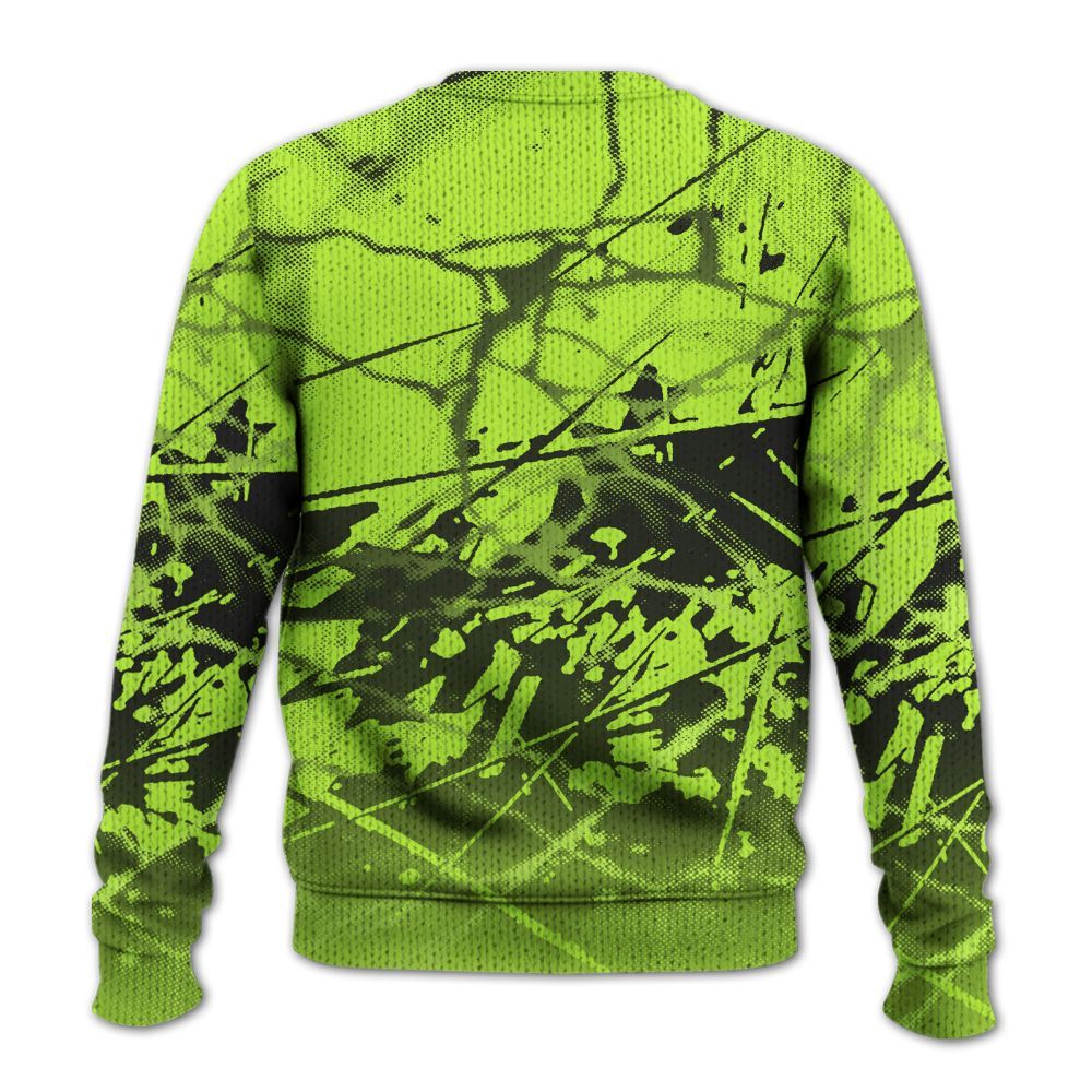 Knitted Sweater To Match Air Force 1 Low Dance Volt - F Around Find Out Graphic Profound