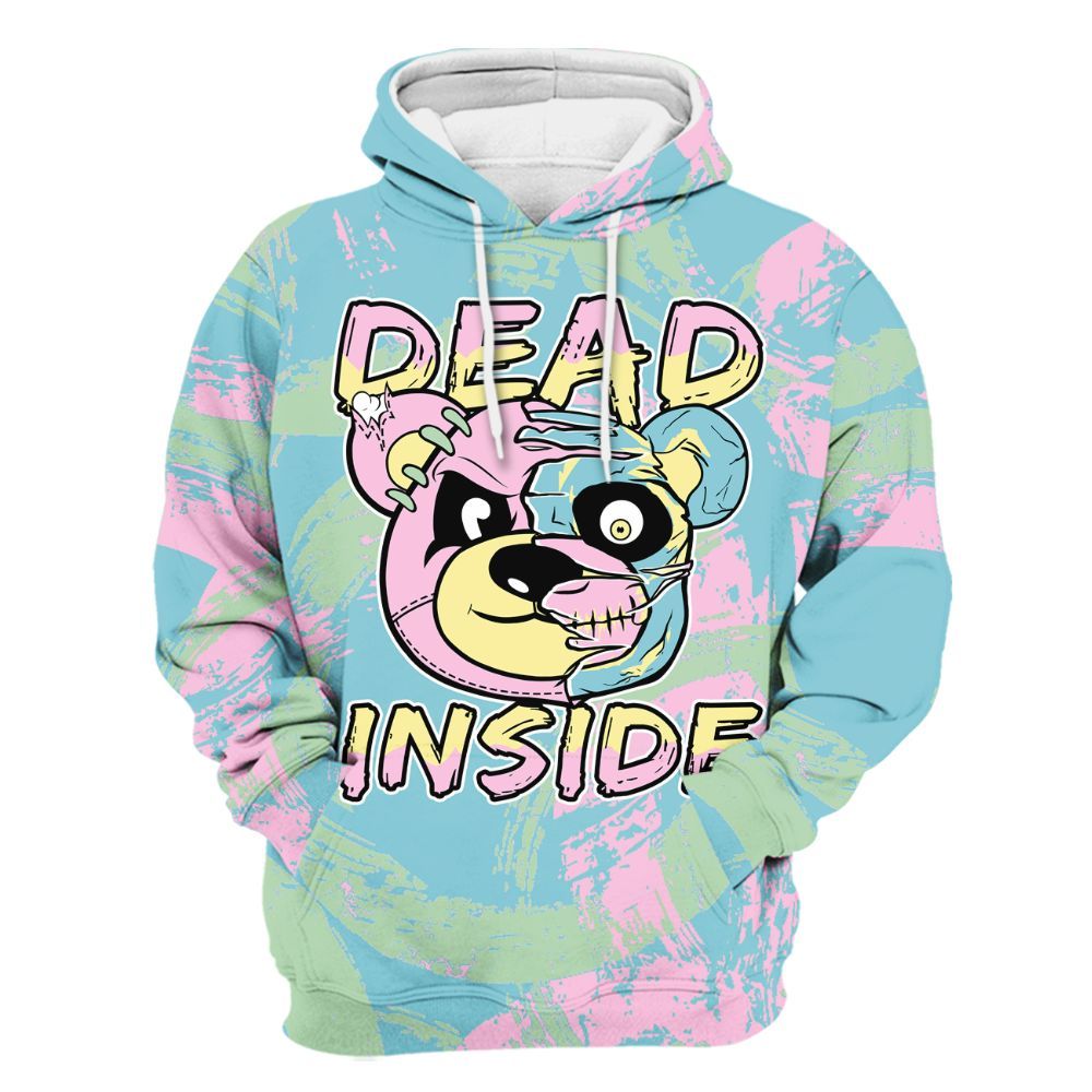 Hoodie To Match SB Dunk Low Visty - Lifeless Bear Circle Slpash All Over Print