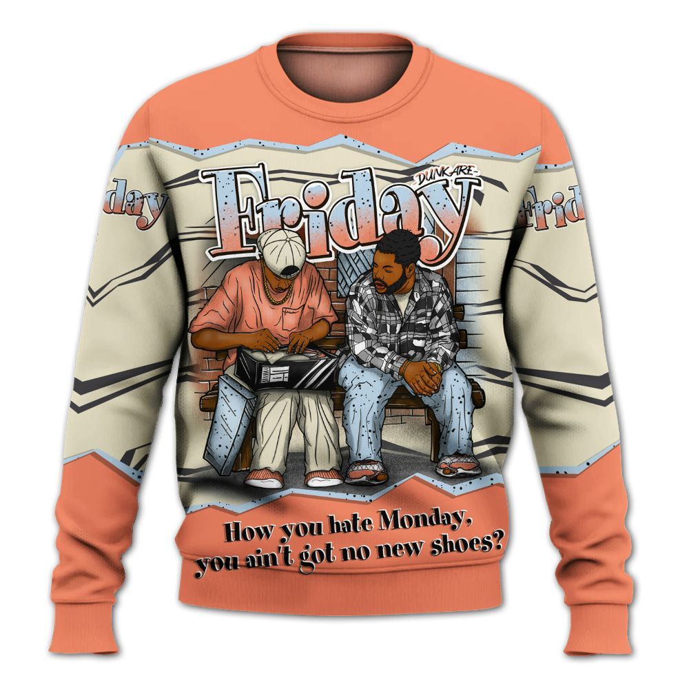 Sweatshirt To Match DJ Khaled Crimson Bliss 5s - Friday Movie 90s TV All Over Print