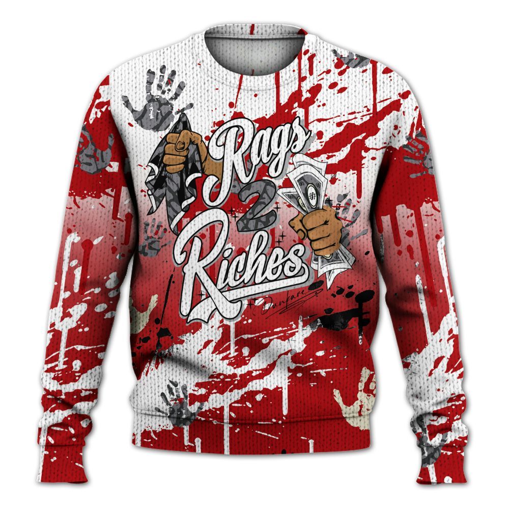 Knitted Sweater To Match Cement Grey 3s - Rag 2 Riches