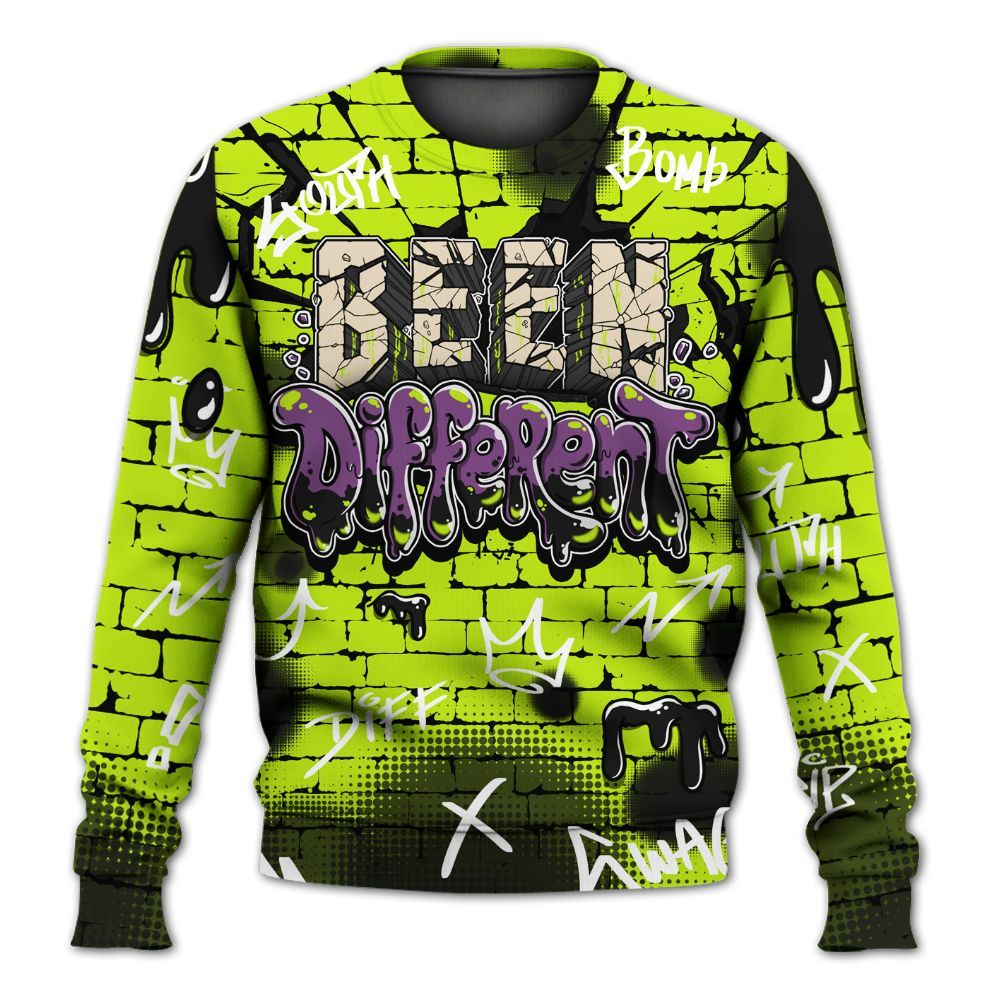 Sweatshirt To Match GS Black Barely Volt 11s - Been Different All Over Print