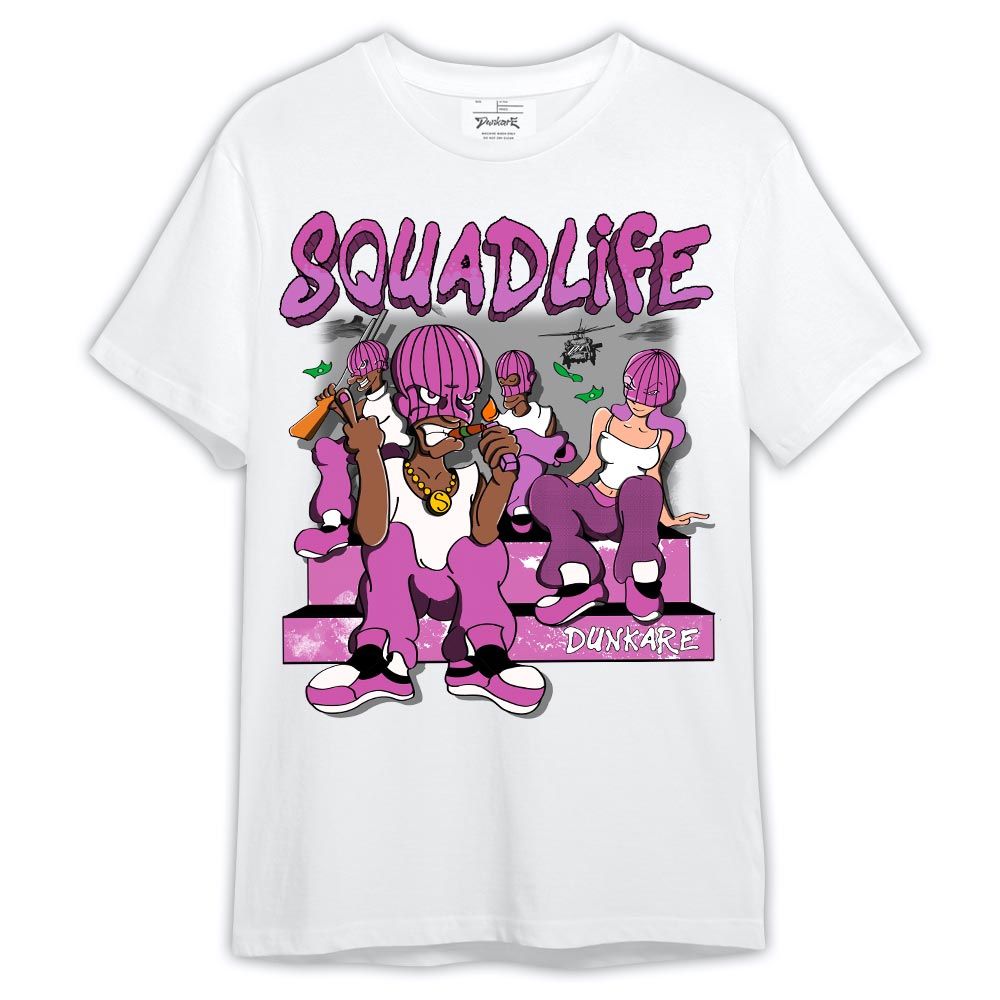 Shirt To Match Hyper Violet 4s - Squad Life Shirt Outfit 0605 LGH