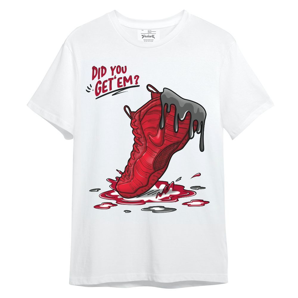 Shirt To Match Air Foamposite Pro Gym Red - Sneaker Sludges Drip Graphic