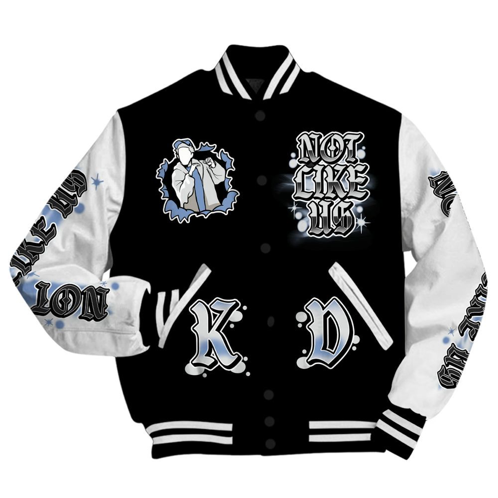 Varsity Jacket To Match Mid Space Jam 1s - None Like Us Graphic All Over Print