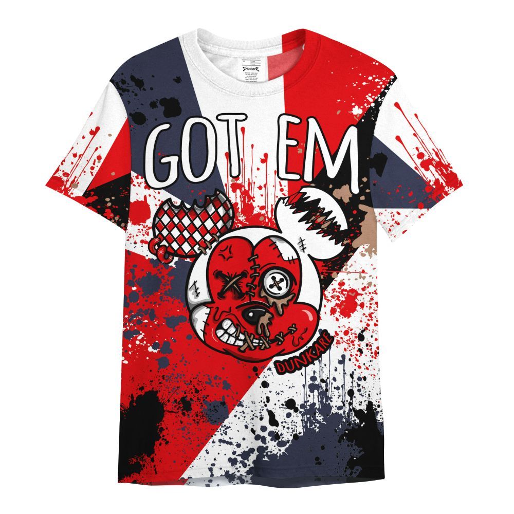 Shirt To Match Low OG Howard Bison 1s - Got Em Drip All Over Print