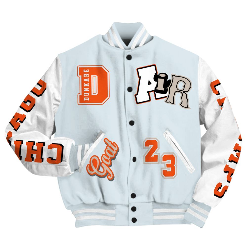 Varsity Jacket To Match High OG Alaska 1s - AIR Number 23 GOAT All Over Print