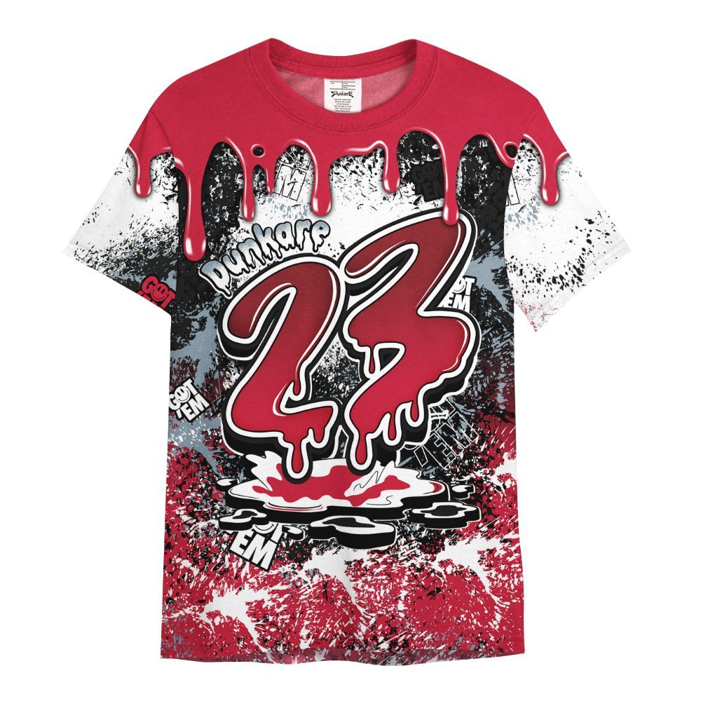 Shirt To Match Retro Infrared Salesman 6s - Dripping 23 Drip All Over Print