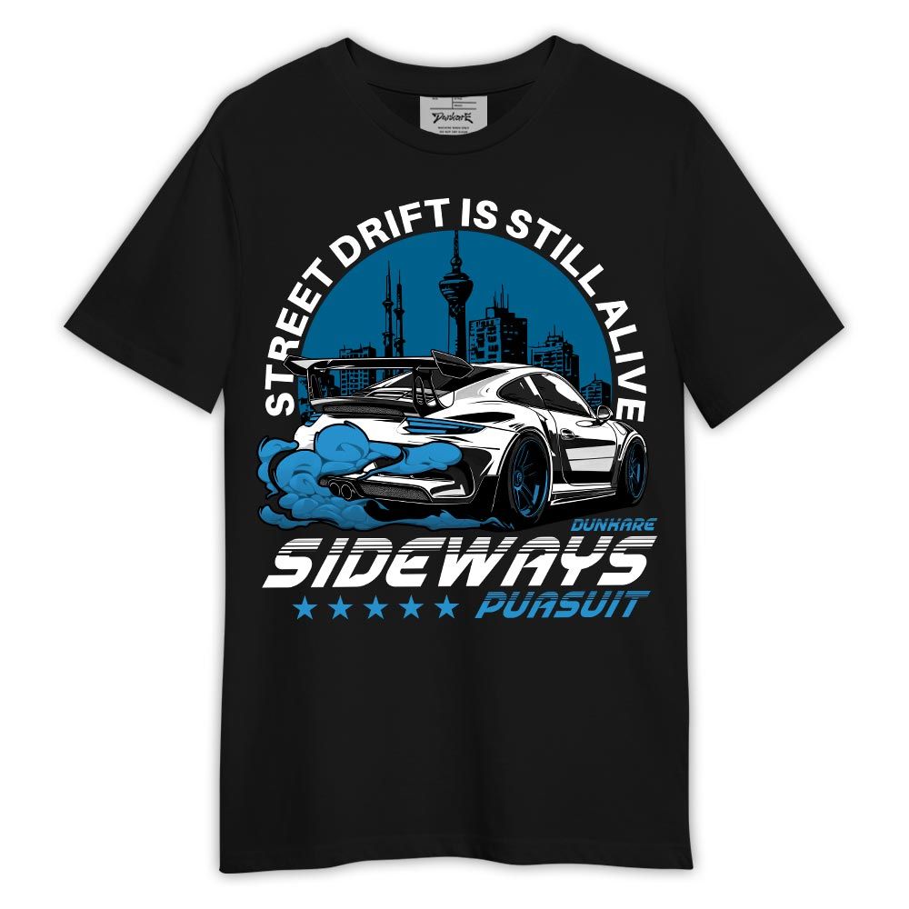 Shirt To Match Shirt Sideways Puasuit, Powder Blue 9s T-- To Match Sneaker Powder Blue 9s Graphic Tee 2404 LTRP