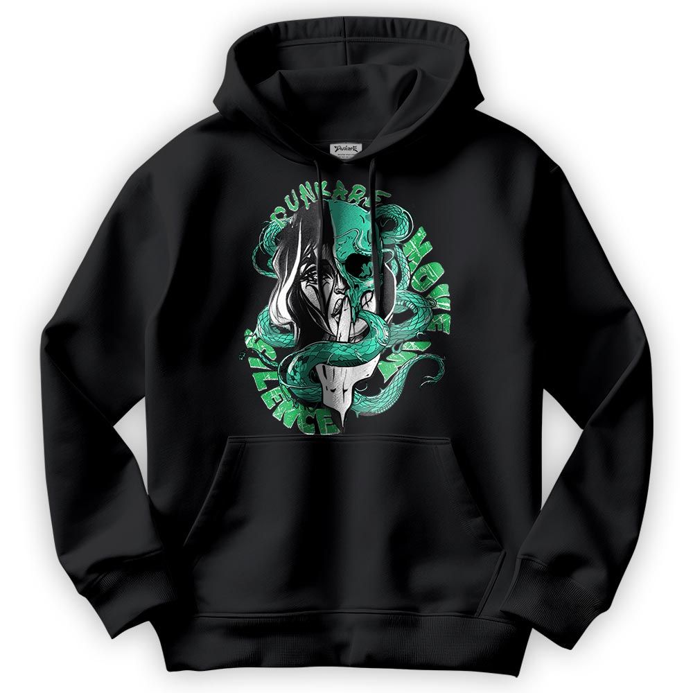 Sweatshirt To Match Black Green Glow 3s Hoodie - Move In Silence Hoodie Unisex