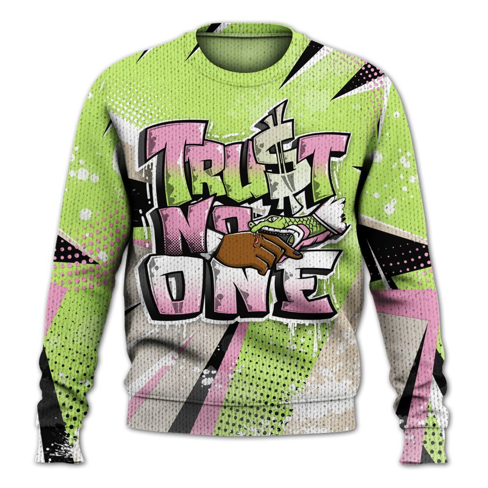 Sweater To Match Jack Black Night Silver - Trust No One Dripping Graphic