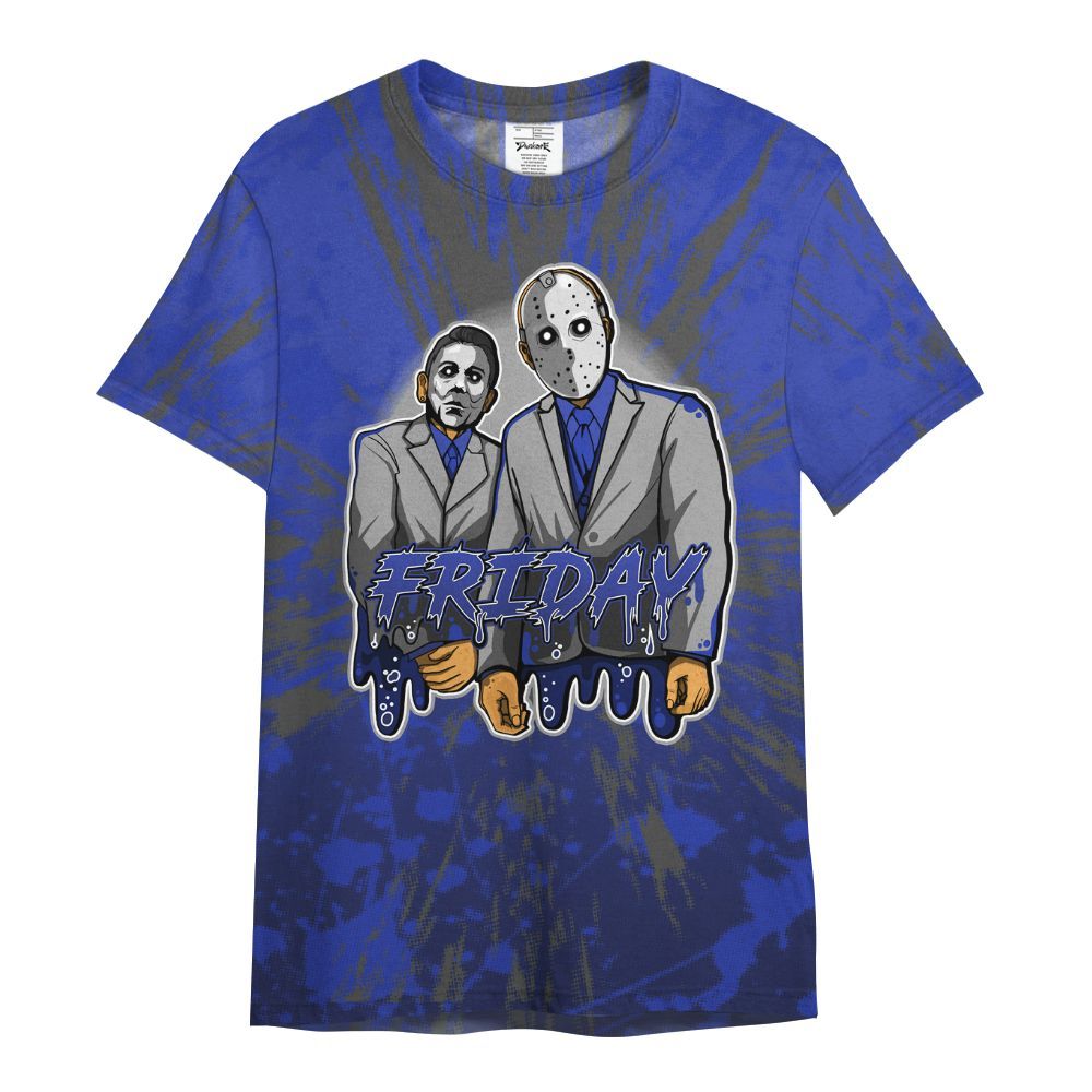 Shirt To Match Air Max Plus Black Racer Blue - Friday Halloween Graphic Luxury All Over Print