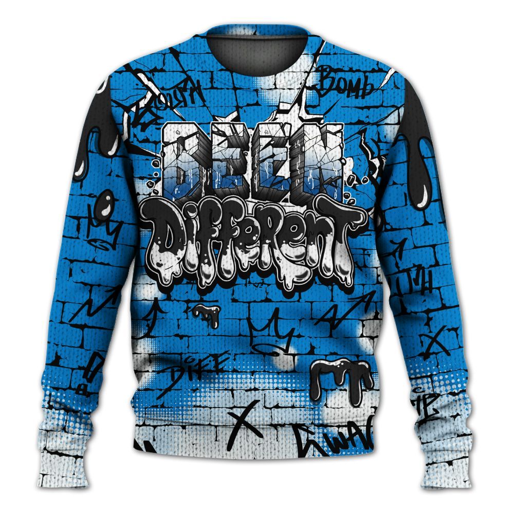 Sweater To Match High OG FragmentxULA White Black 1s - Been Different Graphic