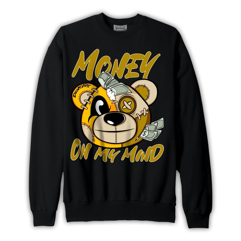 Sweatshirt To match Vivid Sulfur 4s Sweatshirt - Money On My Mind Bear Graphic 2904 NCMD